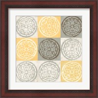 Framed 'Yellow Squared II' border=