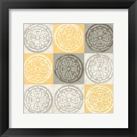 Yellow Squared II Framed Print