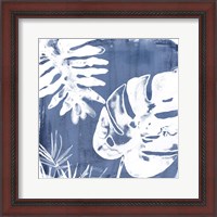 Framed 'Tropical Indigo Impressions IV' border=