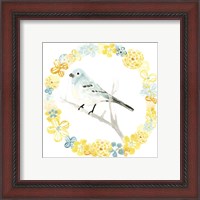 Framed 'Solo Songbird III' border=