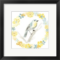 Framed 'Solo Songbird IV' border=