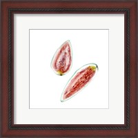 Framed 'Love Me Fruit VI' border=