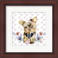 Framed 'Easter Pups IV' border=