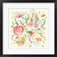 Framed 'Summer Fete II' border=