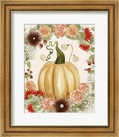 Framed 'Red Autumn II' border=