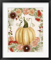 Framed 'Red Autumn II' border=