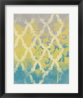 Framed 'Yellow in the Middle I' border=