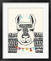 Party Llama III Framed Print
