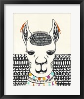 Party Llama IV Framed Print
