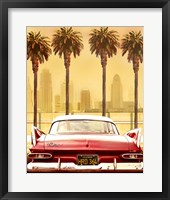 Framed Plymouth Savoy With Palms