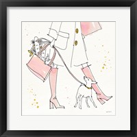 Framed 'Fashion Feet I' border=