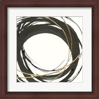 Framed 'Gilded Enso III' border=