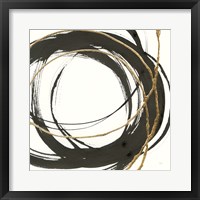 Gilded Enso II Framed Print