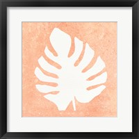 Tropical Fun Palms Silhouette II Framed Print