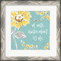 Framed 'Bee Happy IV' border=