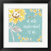 Bee Happy IV Framed Print