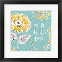 Bee Happy II Framed Print