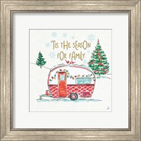 Framed 'Christmas in the Country VI' border=