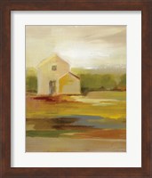 Framed 'Hillside Barn I v2' border=