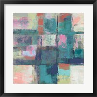 Island Hues I Crop Bright Framed Print