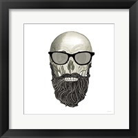 Hipster Skull I Framed Print