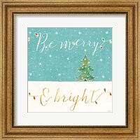 Framed 'Underlined Christmas II' border=