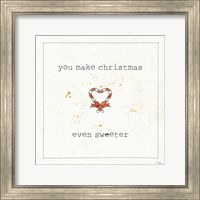 Framed 'Christmas Cuties II' border=