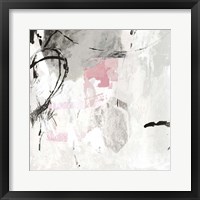 Gray Pink I Framed Print
