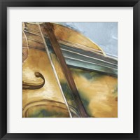 Framed 'Musical Violin' border=