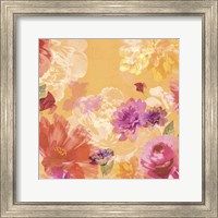 Framed 'Vintage Floral II' border=