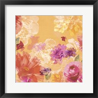 Framed 'Vintage Floral II' border=