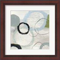 Framed 'Blue Circles I' border=