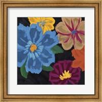 Framed 'Bright Flowers II' border=