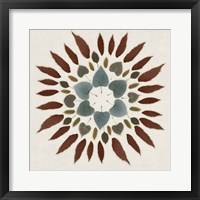 Framed 'Leaf Pattern III' border=