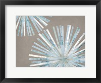 Framed Dandelion Blue I