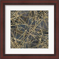 Framed 'Geometric Gold III' border=