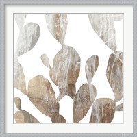 Framed Marble Foliage II