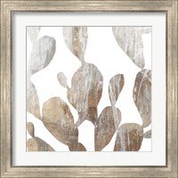 Framed 'Marble Foliage II' border=