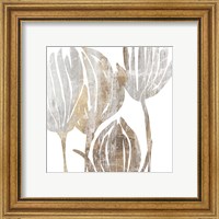 Framed 'Marble Foliage III' border=