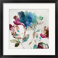 Framed 'Blossoming I' border=