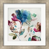 Framed 'Blossoming I' border=