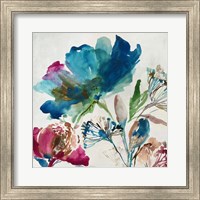 Framed 'Blossoming II' border=