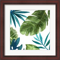 Framed 'Tropical Leaves II' border=