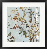 Framed Birch with Leaves II