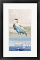 Framed Heron on the Beach I