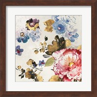 Framed 'French Flower II' border=