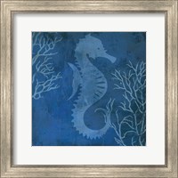 Framed 'Navy Sea horse' border=