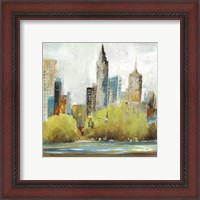 Framed 'Hudson Ferry II' border=