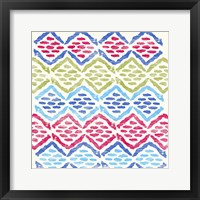 Framed 'Tribal Bright IV' border=