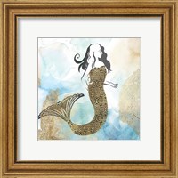 Framed 'Mermaid I' border=